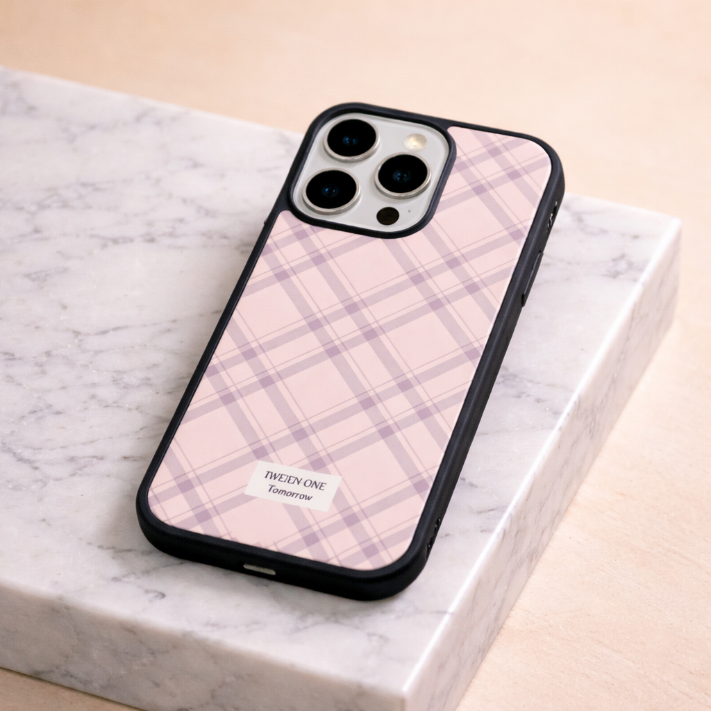 Blush Grid Atelier Case