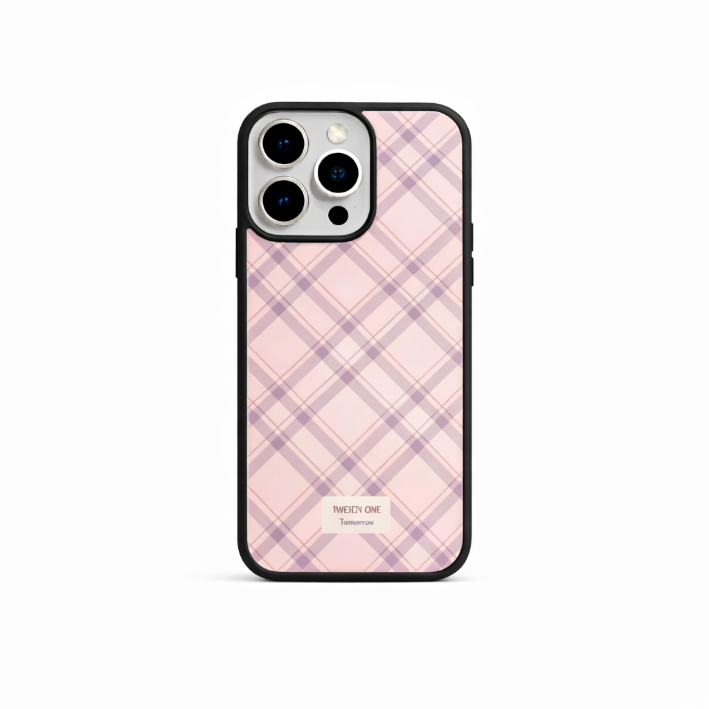 Blush Grid Atelier Case