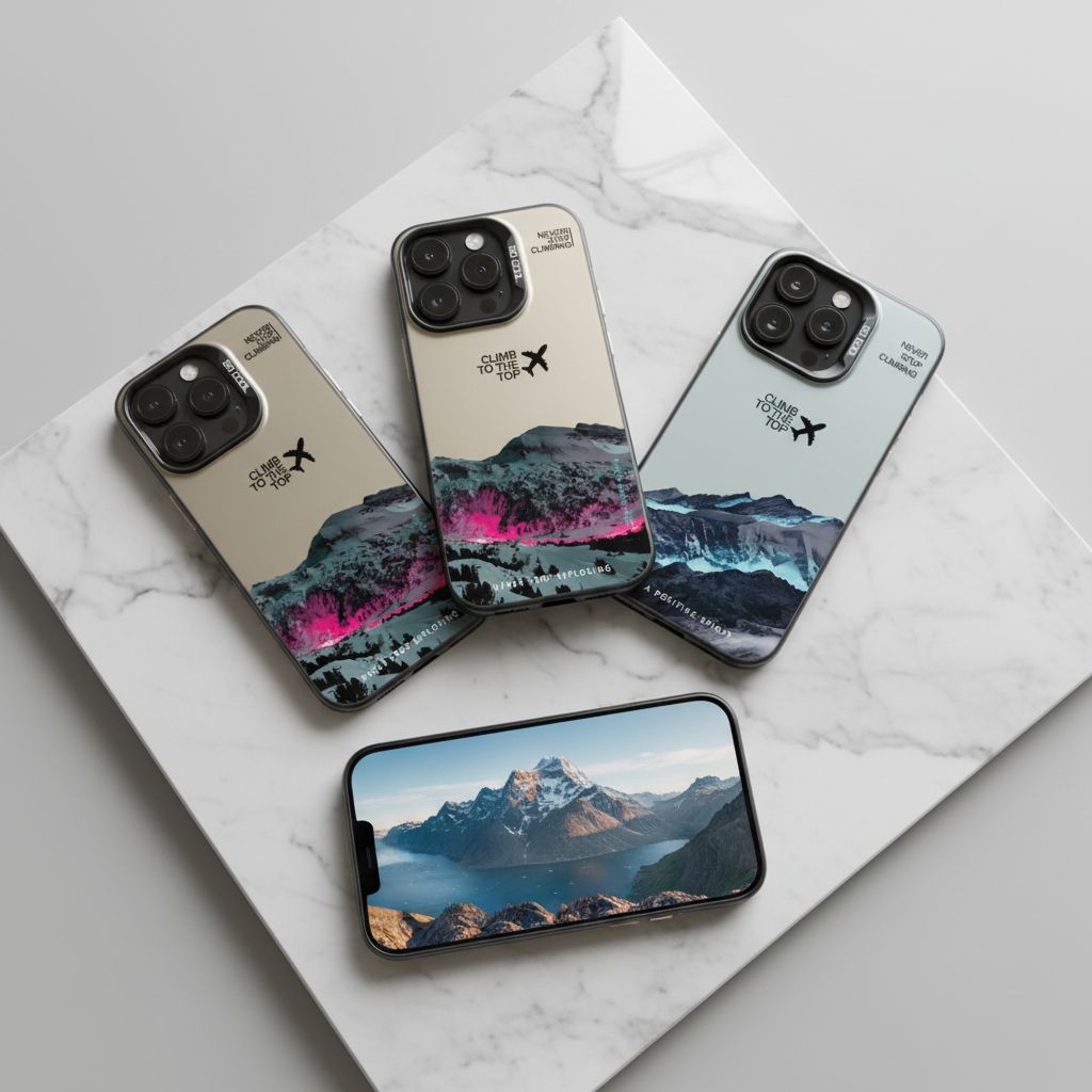 Mountain Peak Aircraft Phone Case