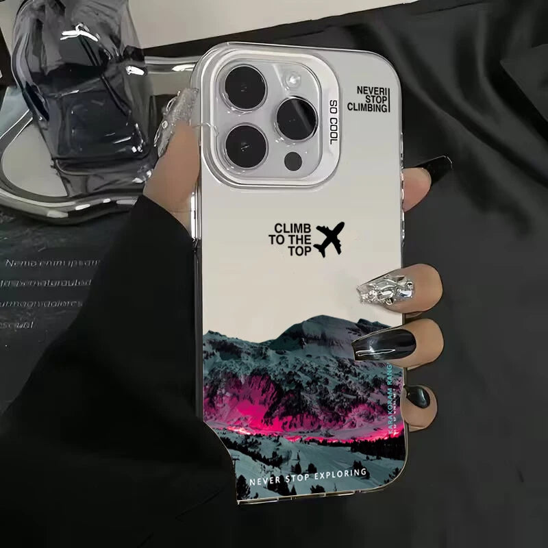 Mountain Peak Aircraft Phone Case