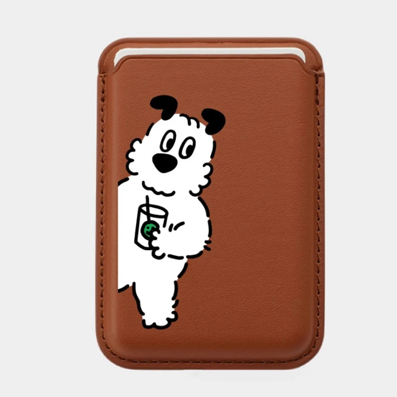 CuteDawg Leather Wallet Case