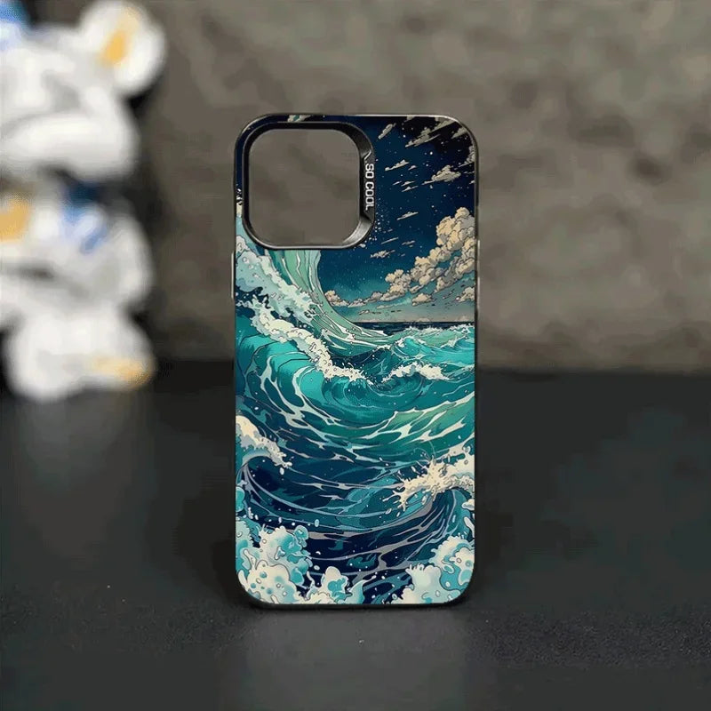 Japanese Ukiyo-E wave case