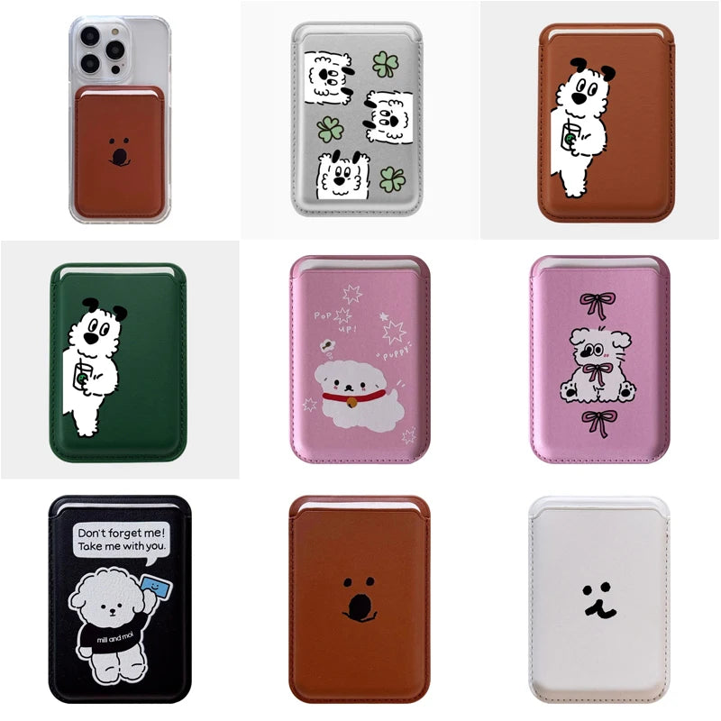 CuteDawg Leather Wallet Case