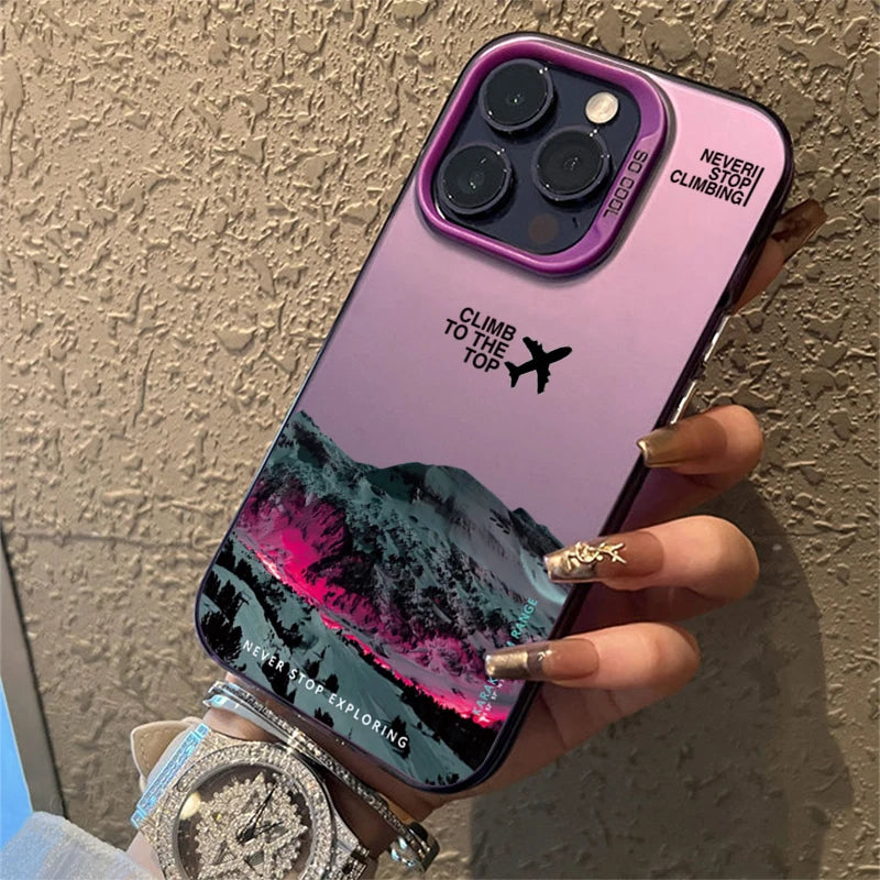 Mountain Peak Aircraft Phone Case