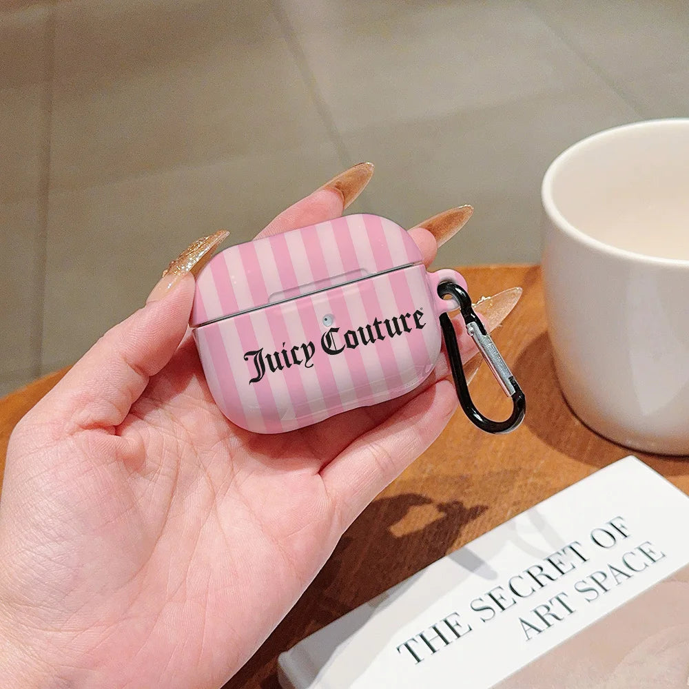 Couture Stripe AirPods Case