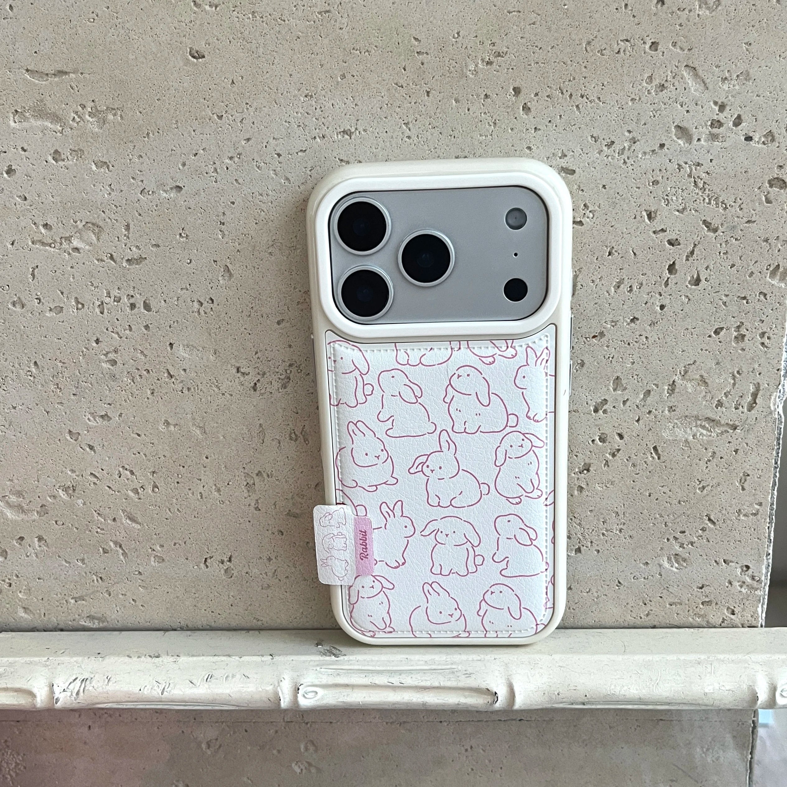 Blush Bunny™ – Trendy Shockproof iPhone Case