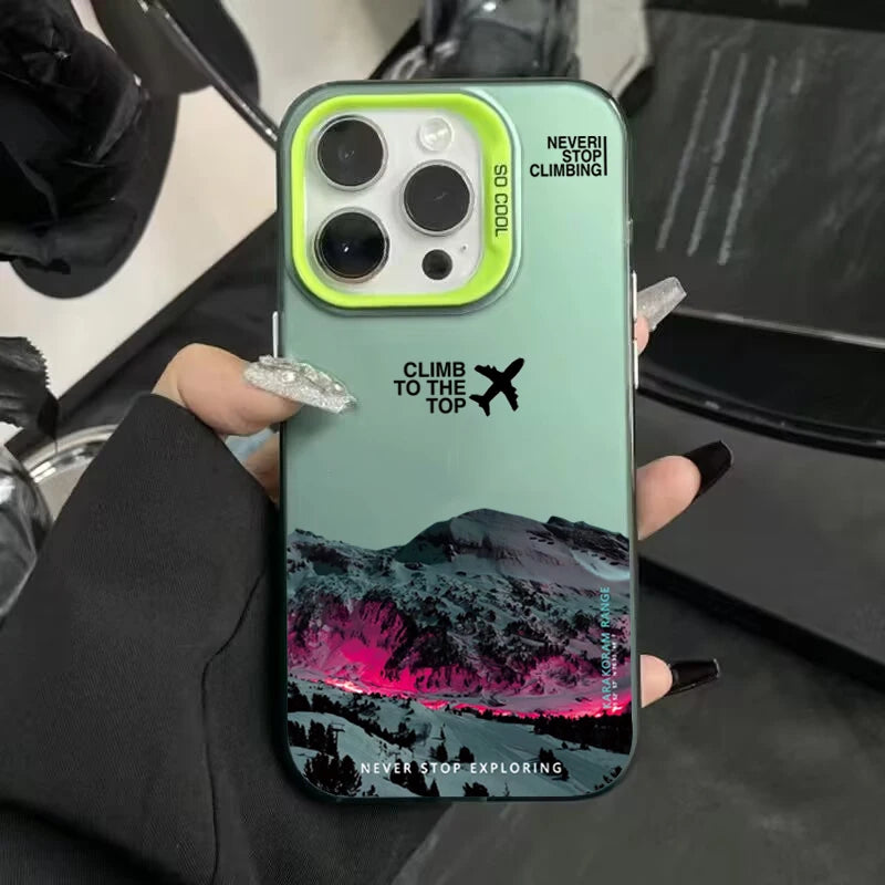 Mountain Peak Aircraft Phone Case