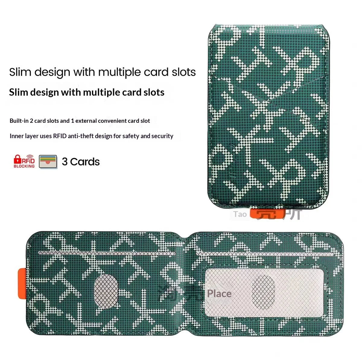 Monogram Leather MagSafe Wallet Case