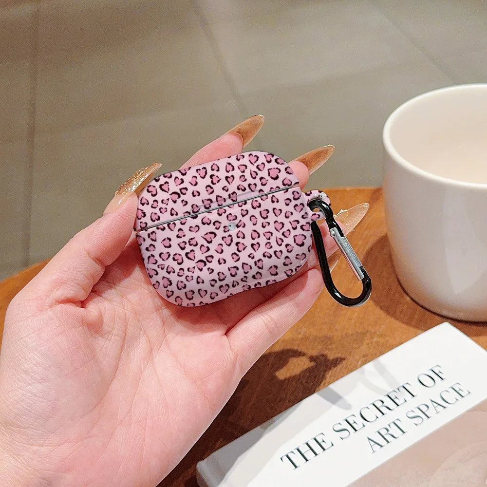 Blush Leopard AirPods Case