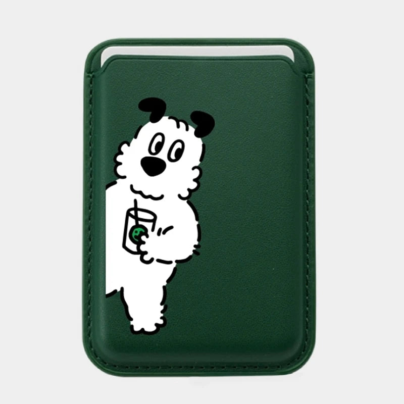 CuteDawg Leather Wallet Case