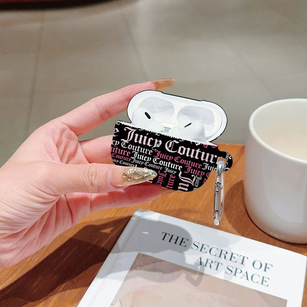 Velour Script AirPods Case