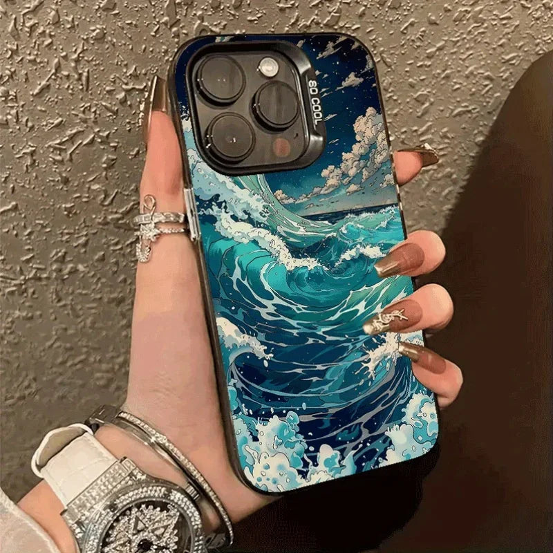 Japanese Ukiyo-E wave case