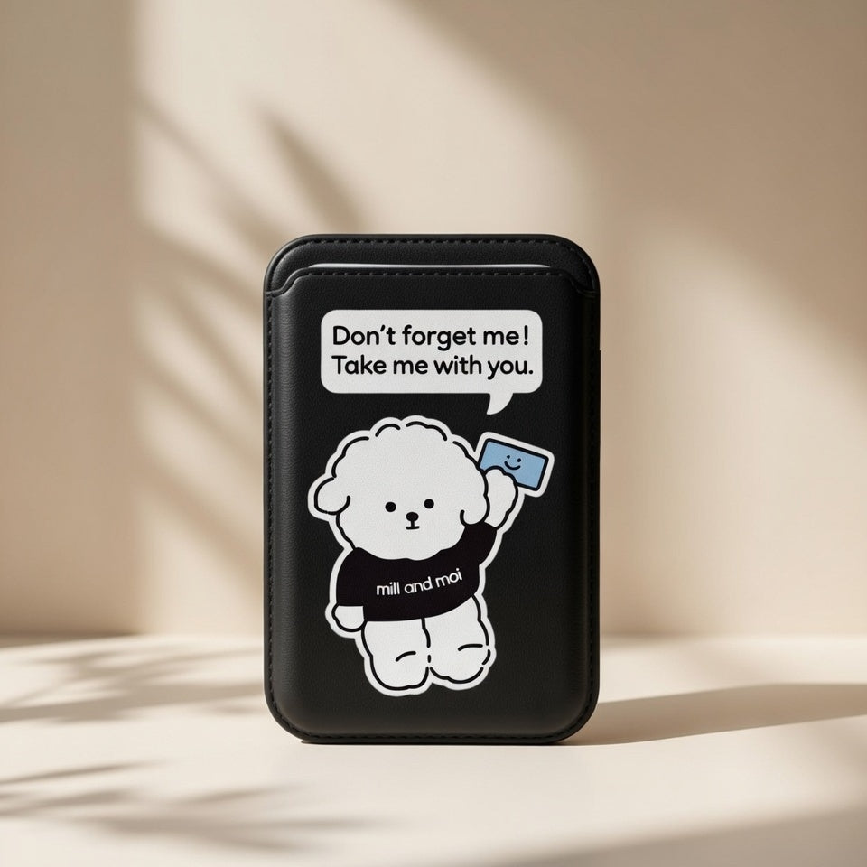 CuteDawg Leather Wallet Case