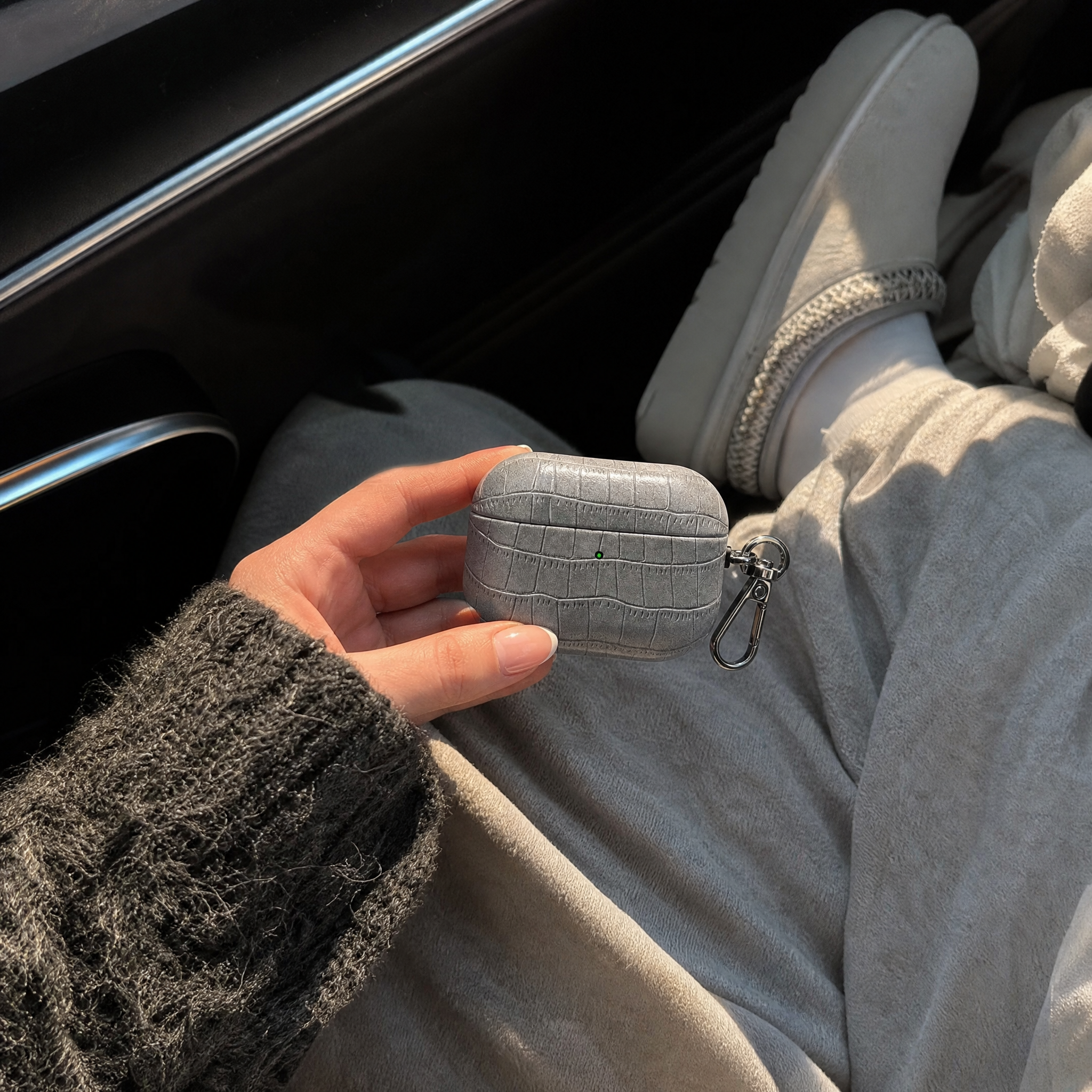 Crocodile Leather AirPods Case