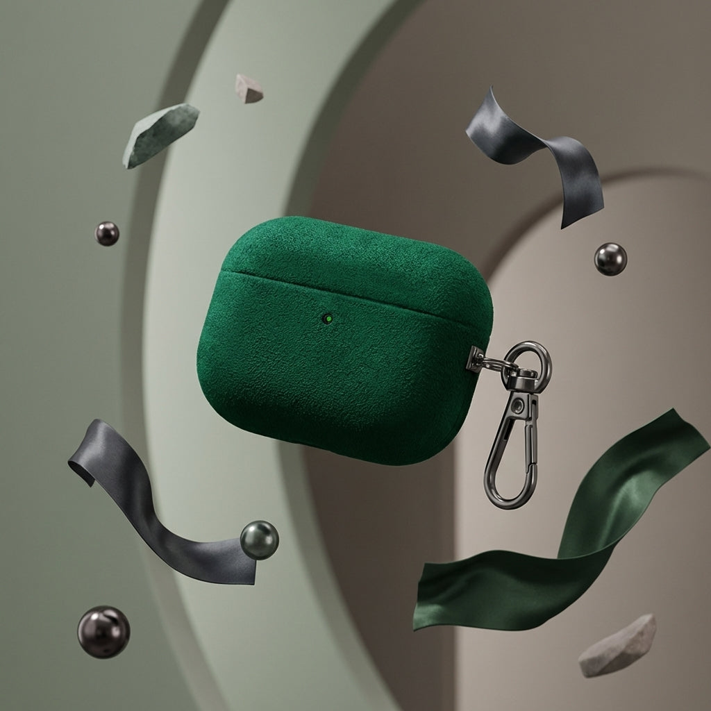 Emerald Leather AirPods Case
