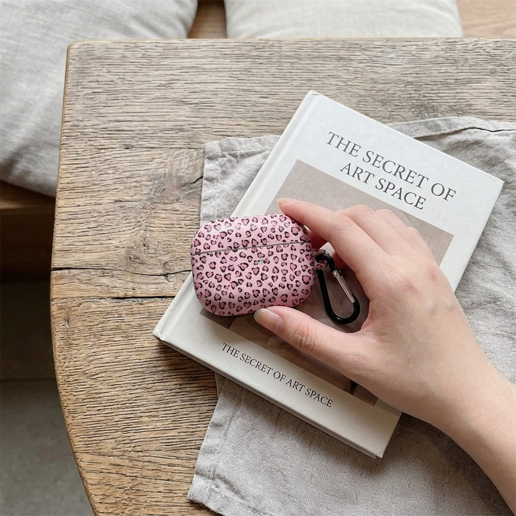 Blush Leopard AirPods Case
