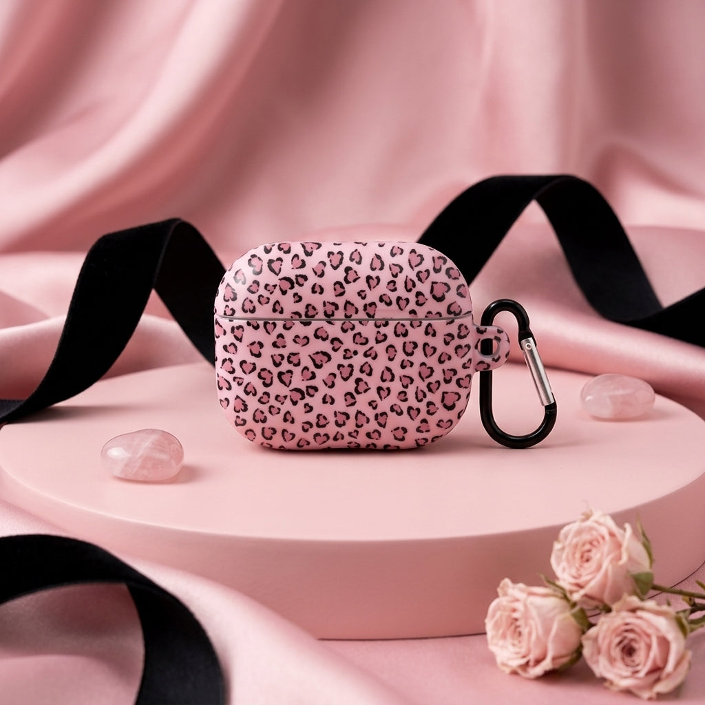 Blush Leopard AirPods Case