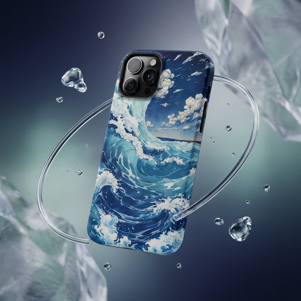 Japanese Ukiyo-E wave case