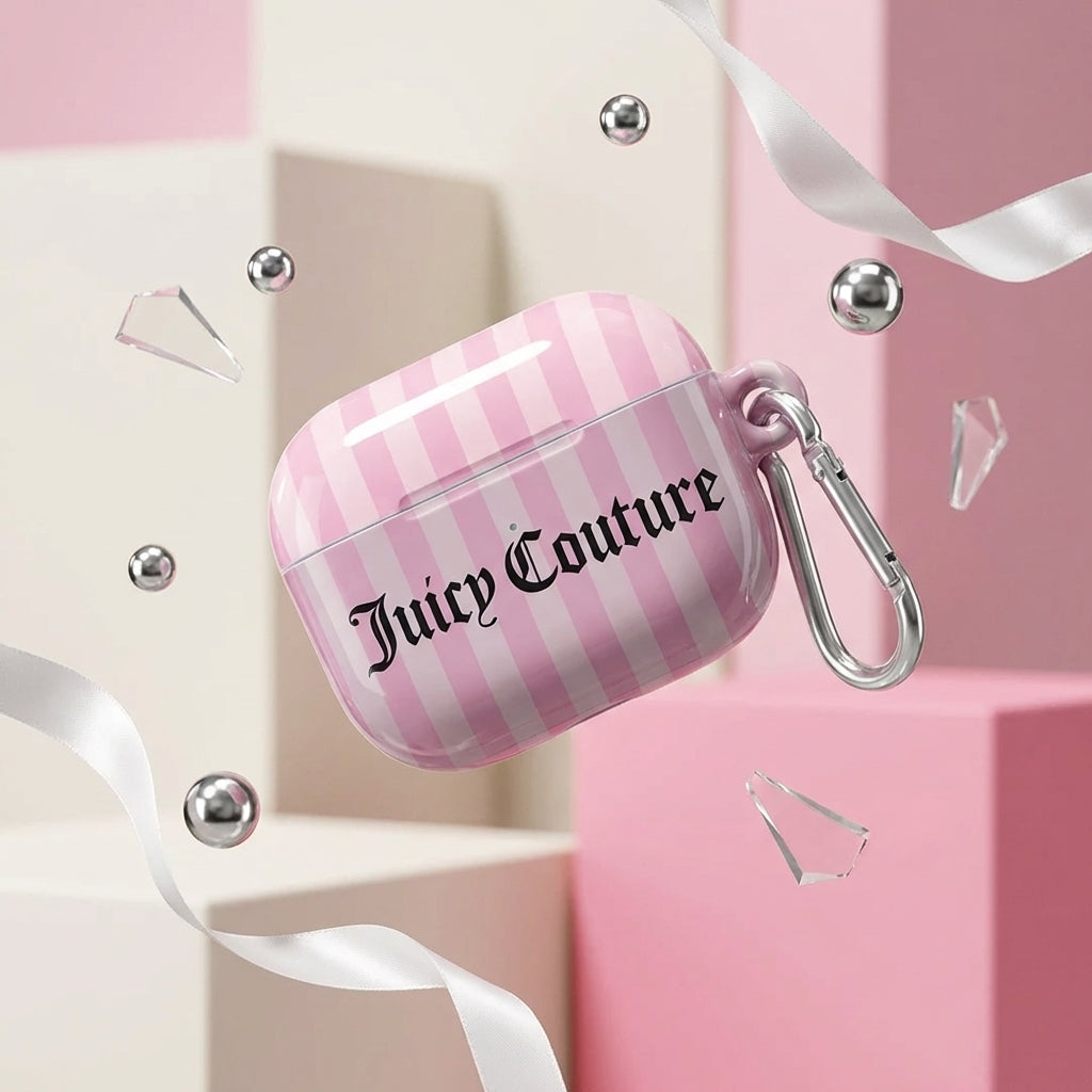 Couture Stripe AirPods Case