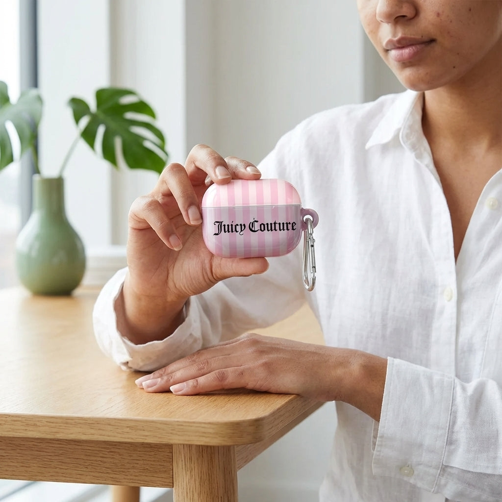 Couture Stripe AirPods Case